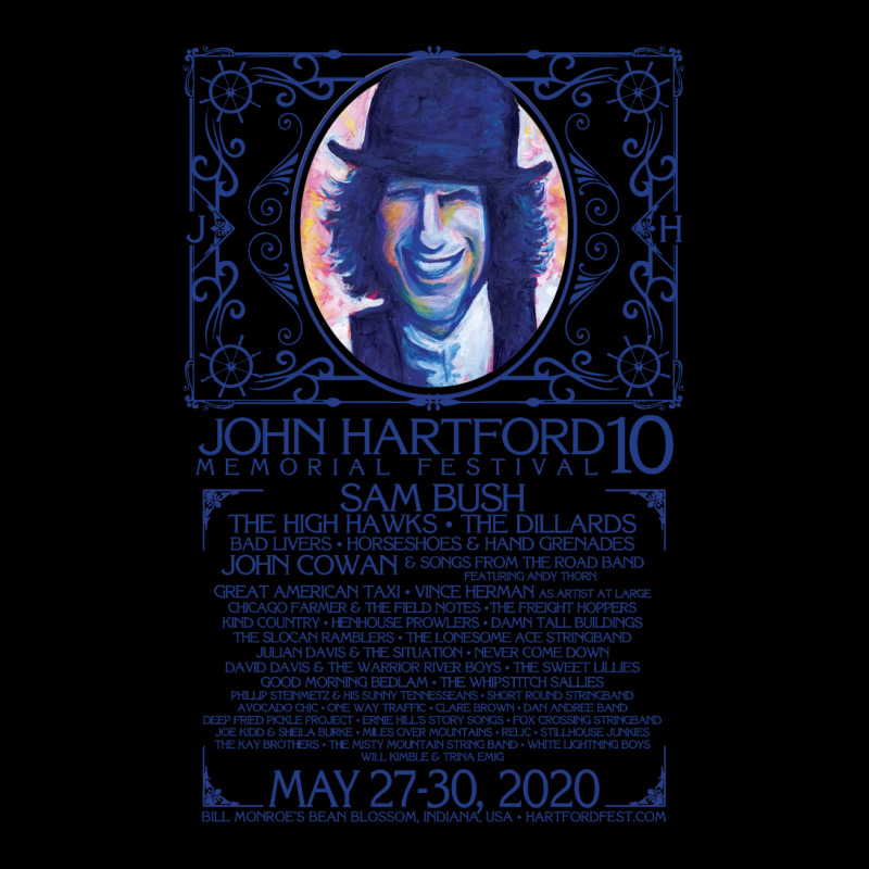 John Hartford 10 Memorial Festival 2020 Adjustable Cap | Artistshot