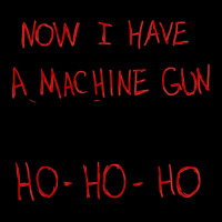 Now I Have A Machine Gun Ho-ho-ho Adjustable Cap | Artistshot