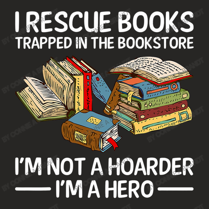 I Rescue Books Ladies Fitted T-Shirt by Connie A Brandt | Artistshot