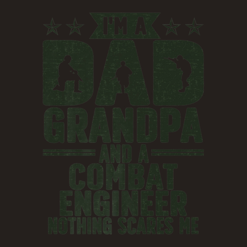 Mens I'm A Dad And Grandpa Combat Engineer Combat Engineering Premium Tank Top by JennetteMichelleBrink | Artistshot