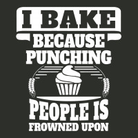 I Bake Because Punching People Is Frowned Upon Baby Bibs | Artistshot