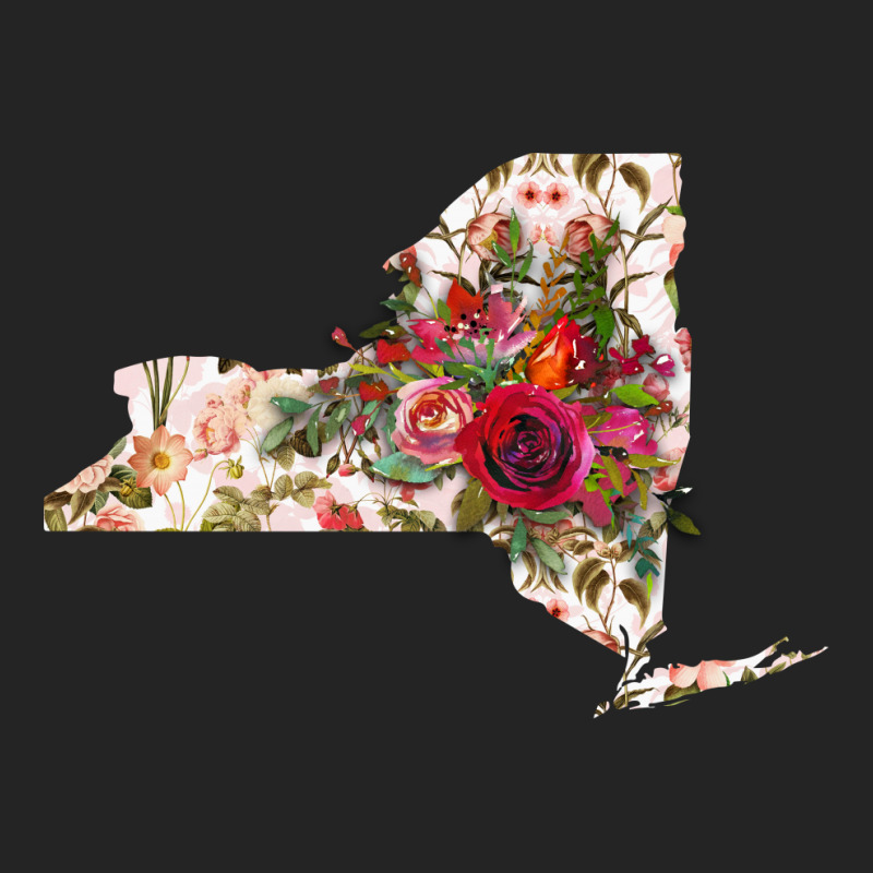 Newyork Map Flower 3/4 Sleeve Shirt | Artistshot