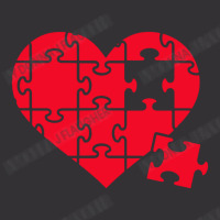 Jigsaw Puzzle Heart Vintage Hoodie | Artistshot