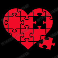 Jigsaw Puzzle Heart Fleece Short | Artistshot