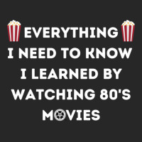 Everything I Need To Know I Learned By Watching 80s Active Men's T-shirt Pajama Set | Artistshot