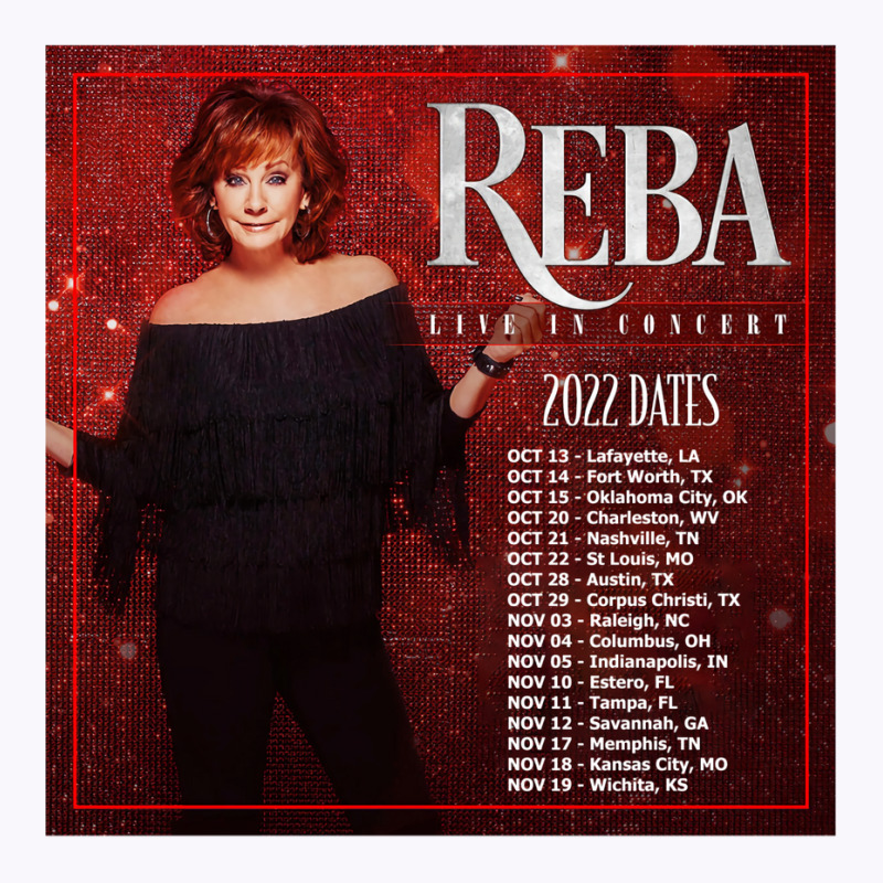 Reba Tour 2022   2023 Locations And Dates Tank Top | Artistshot