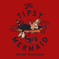 The Tipsy Mermaid Dive Bar & Fish Shack. Vintage Pinup Girl Art Printed Hat | Artistshot