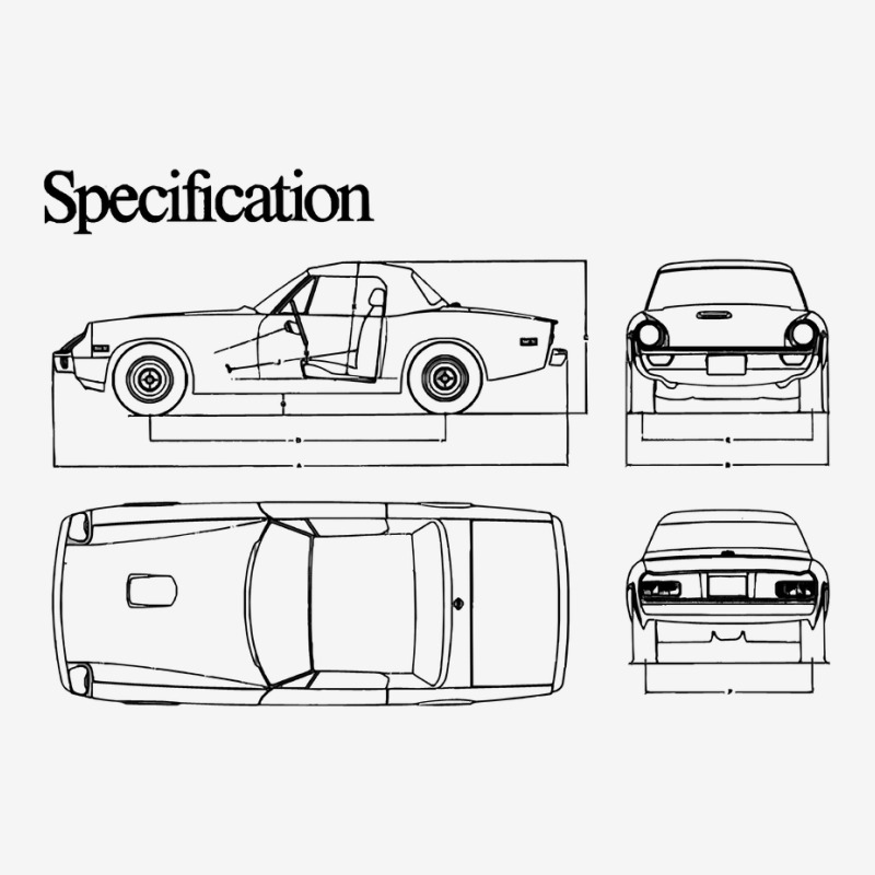 Jensen Healey   Technical Specs Front Car Mat | Artistshot