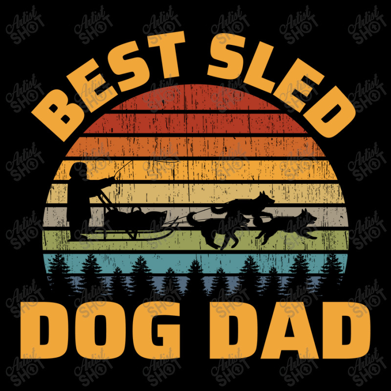 Husky Sledding Sled Dog Racing Alaskan Racer Dad Cropped Sweater | Artistshot