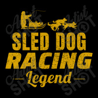 Husky Sledding Sled Dog Racing Alaskan Racer Dad Cropped Sweater | Artistshot