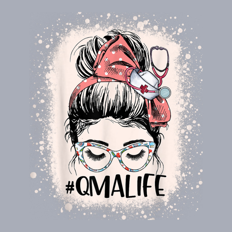 Qualified Medication Aide Funny Qma Life Messy Bun Nurse Tank Dress by JosephWDaniels | Artistshot