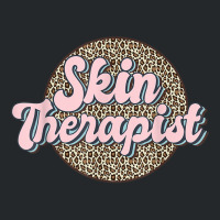 Skin Therapist Esthetician Leopard Skincare Crewneck Sweatshirt | Artistshot