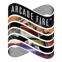 Arcade Fire   Discography Crewneck Sweatshirt | Artistshot