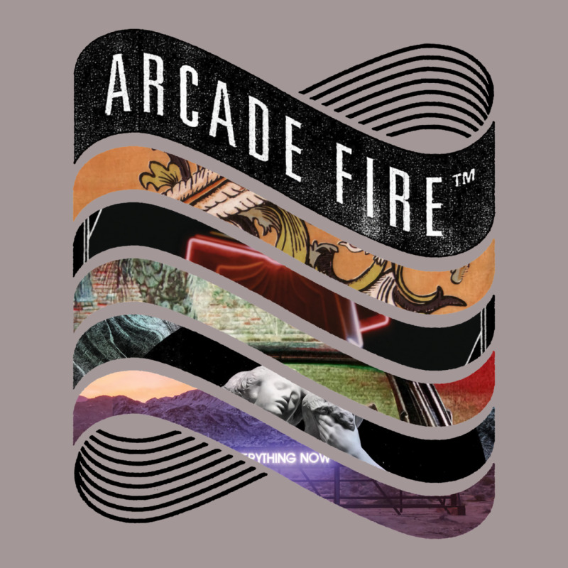 Arcade Fire   Discography Vintage Hoodie by chiarimagke | Artistshot