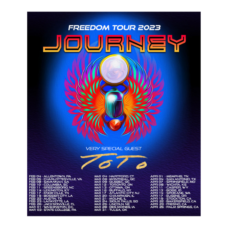 Jrny Freedom Tour 2023 With Locations Ang Dates Men's T-shirt Pajama Set by calceabbane2 | Artistshot