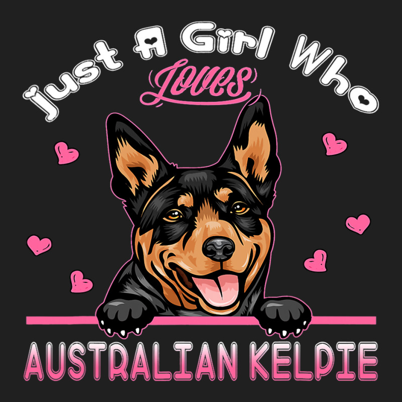 Just A Girl Who Loves Australian Kelpie 262 Ladies Polo Shirt by DEBORAHBOURSSIQUOT | Artistshot