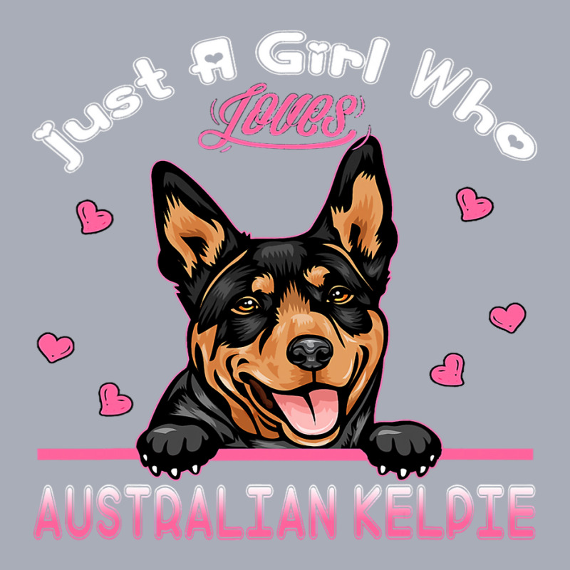 Just A Girl Who Loves Australian Kelpie 262 Tank Dress by DEBORAHBOURSSIQUOT | Artistshot