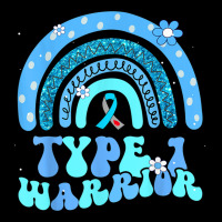 T1d Warrior Type 1 Diabetes Awareness Blue Ribbon Maternity Scoop Neck T-shirt | Artistshot