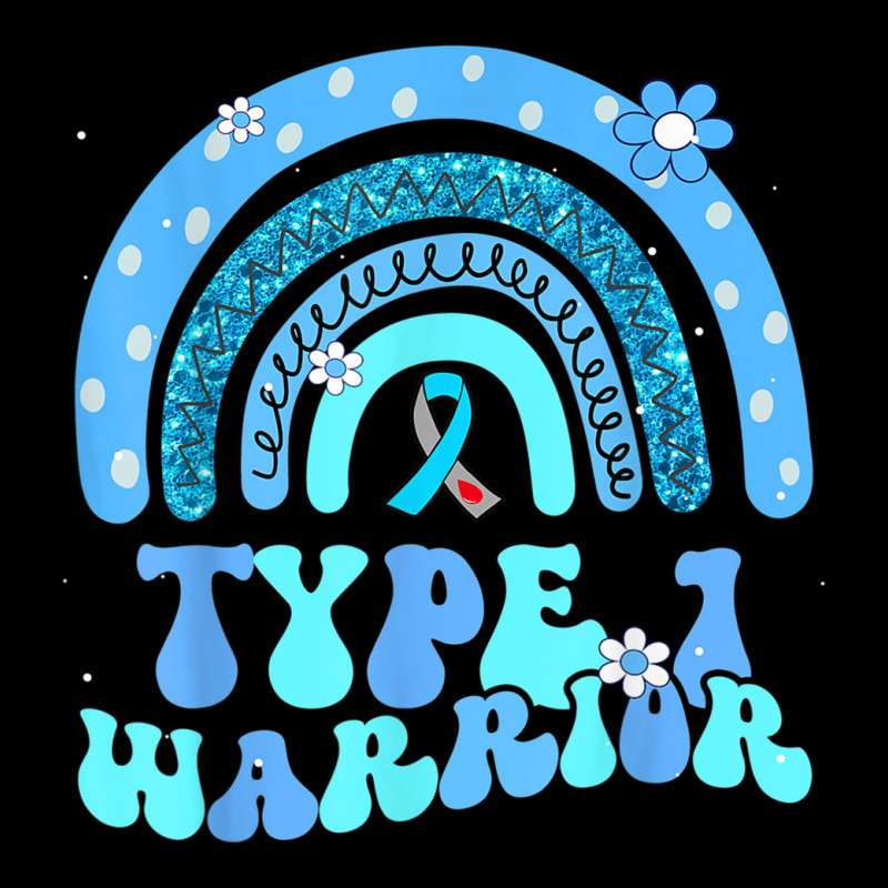 T1d Warrior Type 1 Diabetes Awareness Blue Ribbon Maternity Scoop Neck T-shirt by JosephWDaniels | Artistshot