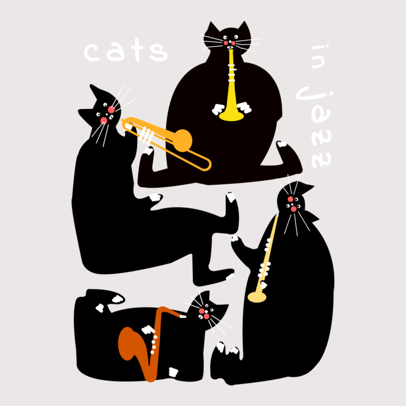 Cats In Jazz Classic  Tumblr Pocket T-Shirt by yazidukolopt | Artistshot