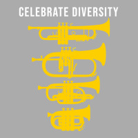 Celebrate Diversity Funny Trumpet Flugelhorn Cornet Pocket Trumpet Gif T-shirt | Artistshot