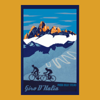 Giro D' Italia Retro  Passo Dello Stelvio Cycling Poster T-shirt | Artistshot