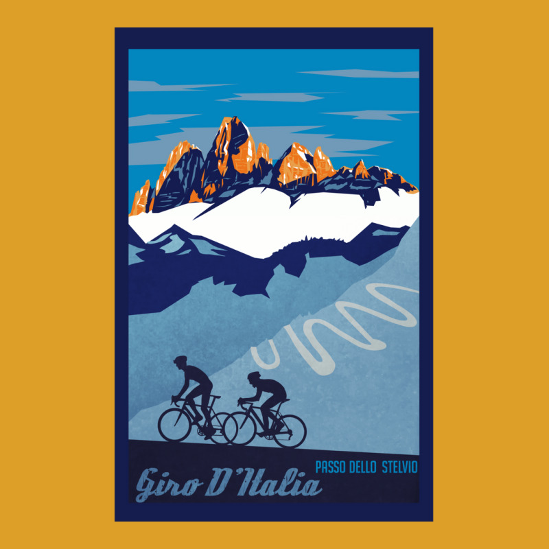 Giro D' Italia Retro  Passo Dello Stelvio Cycling Poster T-Shirt by nianaraegana | Artistshot