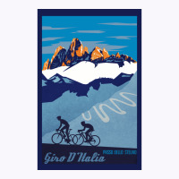 Giro D' Italia Retro  Passo Dello Stelvio Cycling Poster Tank Top | Artistshot