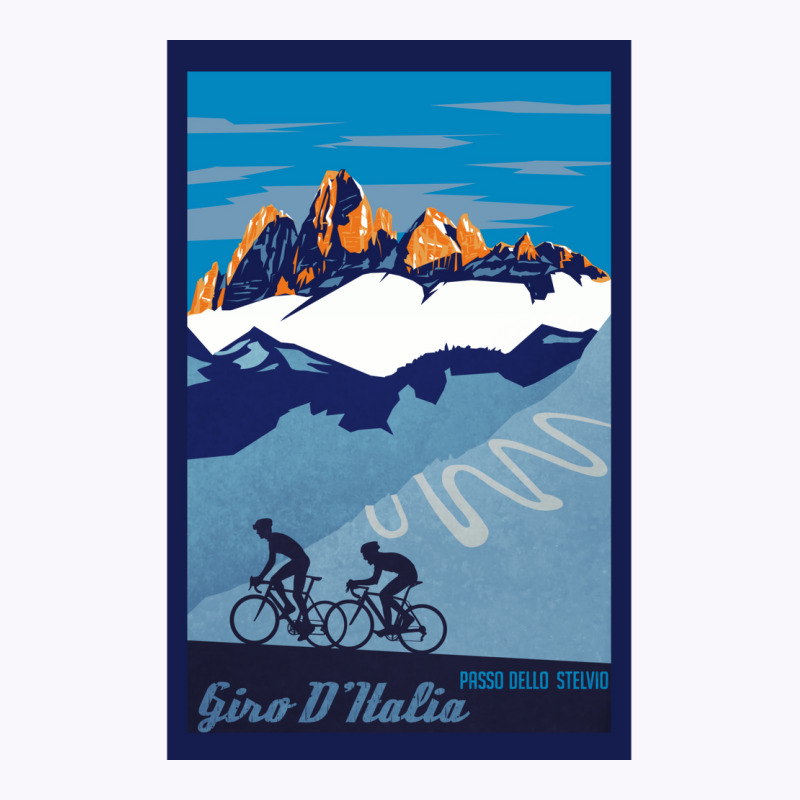 Giro D' Italia Retro  Passo Dello Stelvio Cycling Poster Tank Top by nianaraegana | Artistshot