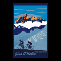 Giro D' Italia Retro  Passo Dello Stelvio Cycling Poster Men's Long Sleeve Pajama Set | Artistshot