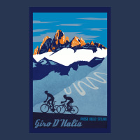 Giro D' Italia Retro  Passo Dello Stelvio Cycling Poster Men Denim Jacket | Artistshot