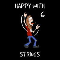 Happy With 6 Strings Adjustable Cap | Artistshot