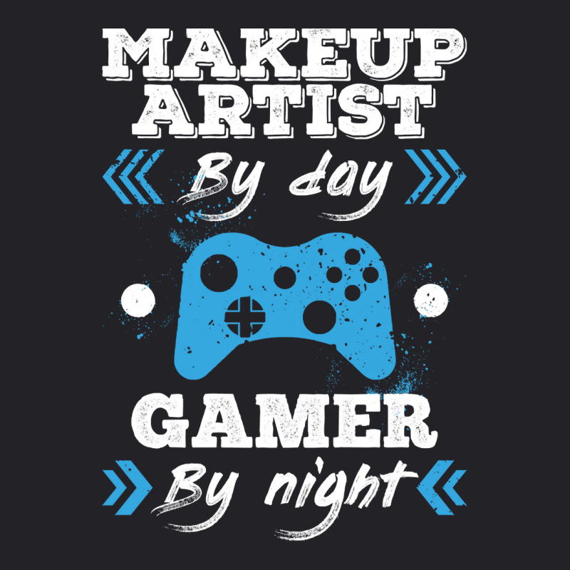 Makeup Artist By Day Gamer By Night For Best Makeup Artist Youth Tee | Artistshot