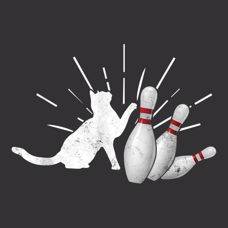 Alley Cat Tipping Pins Funny Bowling T Shirt Vintage Hoodie | Artistshot