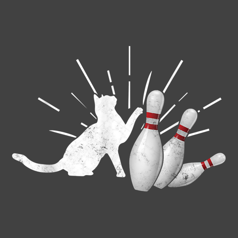 Alley Cat Tipping Pins Funny Bowling T Shirt Vintage T-shirt | Artistshot