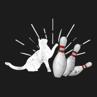 Alley Cat Tipping Pins Funny Bowling T Shirt Hoodie & Jogger Set | Artistshot