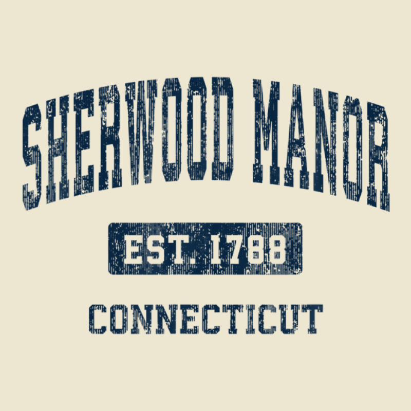 Sherwood Manor Connecticut Ct Vintage Athletic Sports Design Cropped Hoodie by legatgzlezy | Artistshot