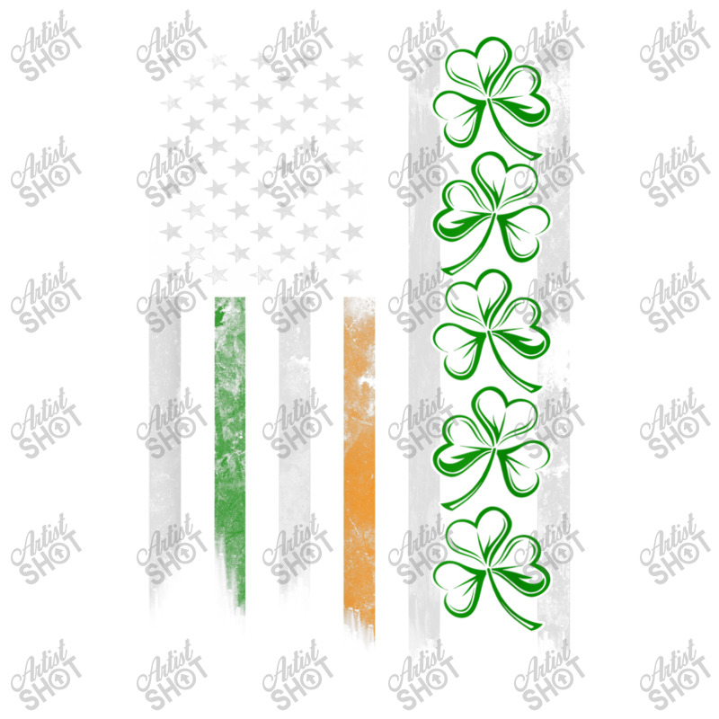 Irish American Ireland Flag Shamrock Stainless Steel Water Bottle | Artistshot