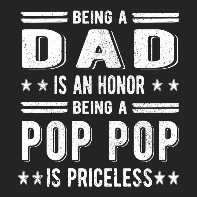 Pop Pop Grandpa Fathers Day Pop Pop Grandfather 3/4 Sleeve Shirt | Artistshot