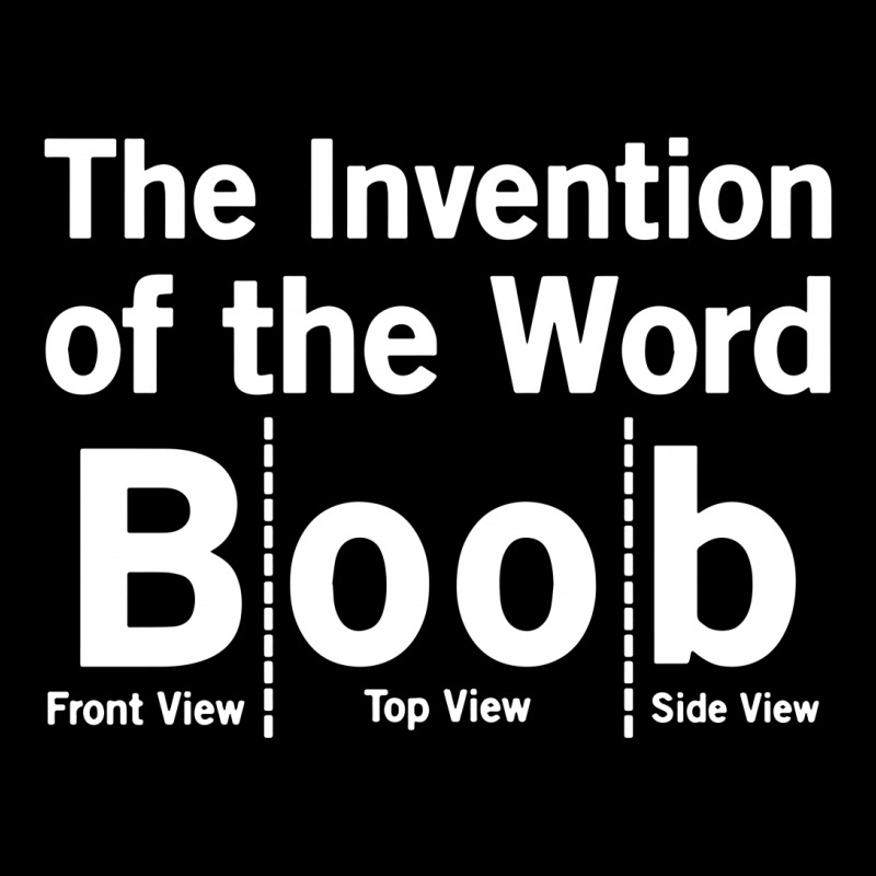 Invention Of The Word Boob Mousepad. By Artistshot