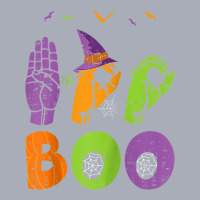 Boo Hands American Sign Language Pride Asl Halloween Raglan Baseball T Tank Dress | Artistshot