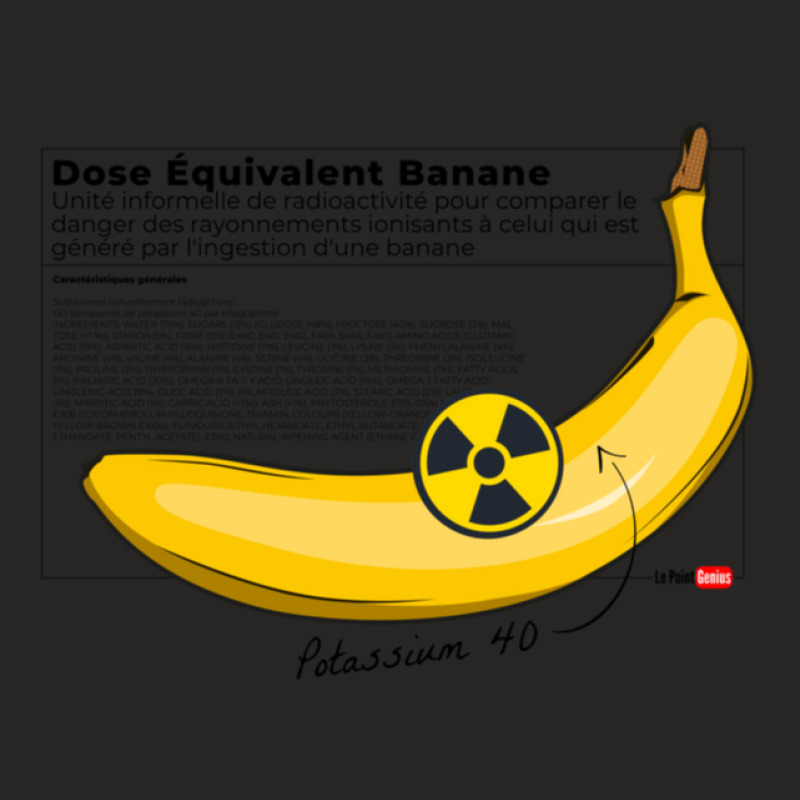 Banana Equivalent Dose Ladies Fitted T-Shirt by CurtisDaleCochran | Artistshot