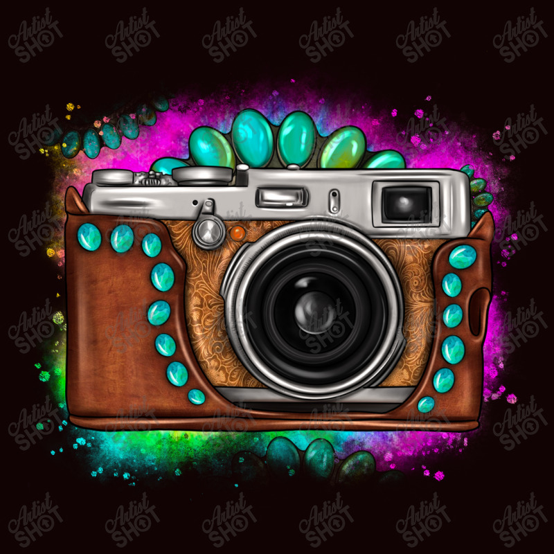 Tie Dye Gemstone Vintage Camera Graphic T-shirt | Artistshot