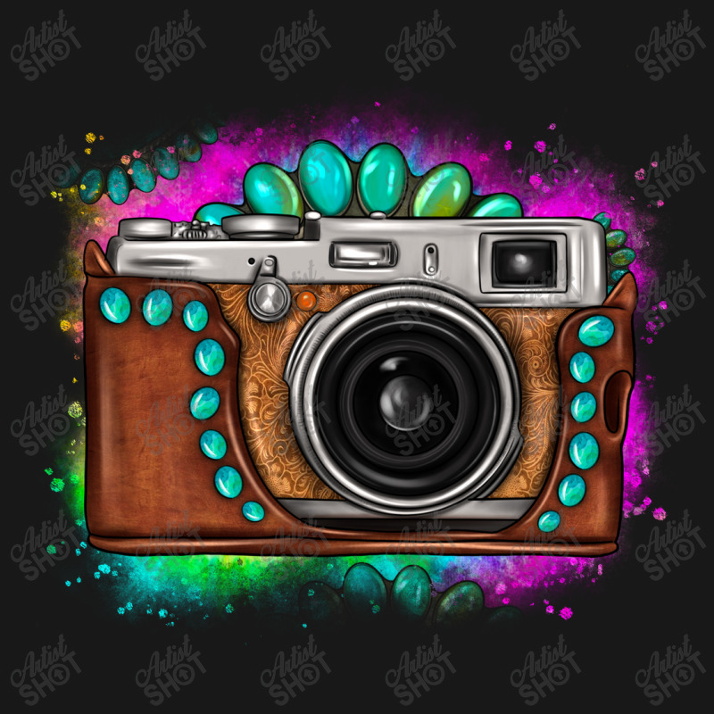 Tie Dye Gemstone Vintage Camera Flannel Shirt | Artistshot