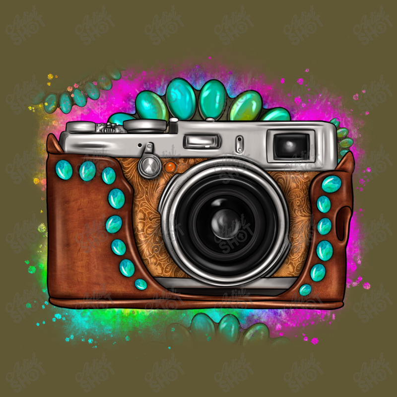 Tie Dye Gemstone Vintage Camera Vintage Short | Artistshot