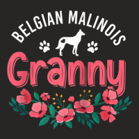 Malinois Granny Dog Gifts Women Belgian Malinois Dog Lover Raglan Base Ladies Fitted T-shirt | Artistshot