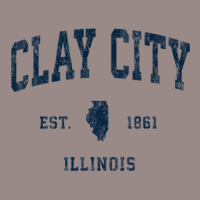 Clay City Illinois Il Vintage Athletic Navy Sports Design Vintage T-shirt | Artistshot