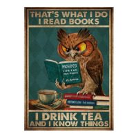 That's What I Do I Read Books I Drink Tea And I Know Things 1 Crop Top | Artistshot