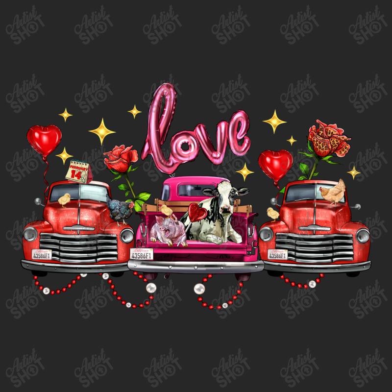 Valentine's Day Farm Trucks Farm Animals Women's Pajamas Set by FaDigitalArtStudio | Artistshot