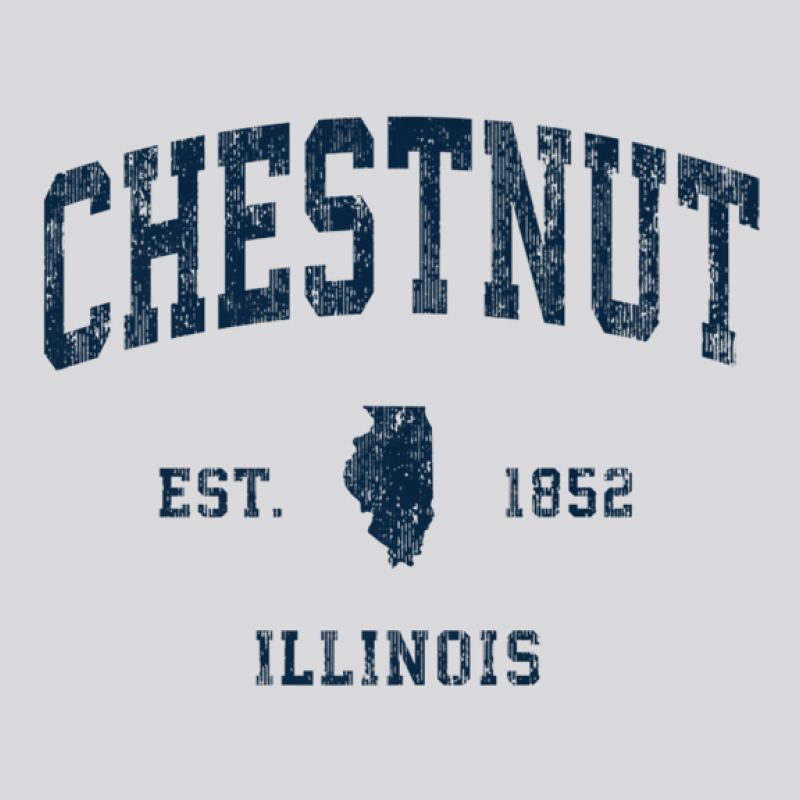 Chestnut Illinois Il Vintage Athletic Navy Sports Design Women's Triblend Scoop T-shirt by legatgzlezy | Artistshot